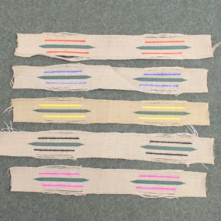 German WW2 Collar Tabs Bevo Pack of 5 Assorted Branch of Services