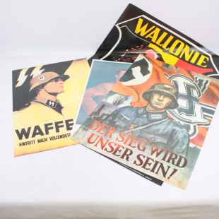 German WW2 Propaganda Posters Pack of 4