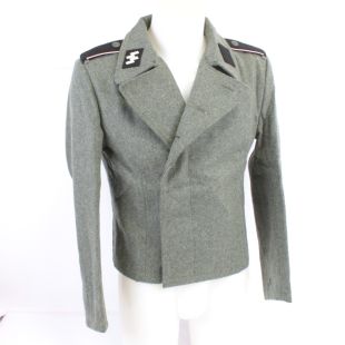 German WW2 Waffen SS StuG Wrap Over Tunic with Badges by RUM
