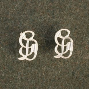 Grossdeutschland "GD" Metal Cyphers in Silver 