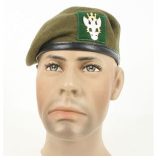 Mercian Silk Lined Khaki Beret