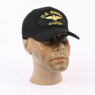 USN Aviation Top Gun Wings Baseball Cap