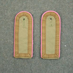 Heer DAK Panzer Shoulder Boards Unterfeldwebel Subdued By RUM