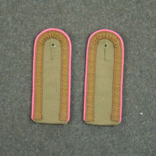 Heer DAK Panzer Shoulder Boards Unteroffizier Subdued By RUM