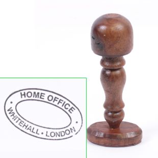 Home Office Rubber Ink Stamp