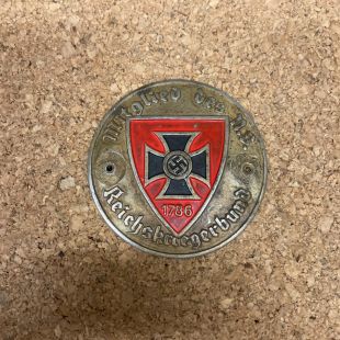 Reichskriegerbund Membership Tinnie badge 