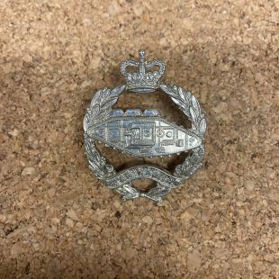Royal Tank Regiment RTR Cap Badges Queens Crown 