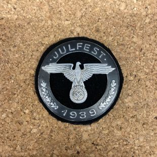 SS Julfest 1939 Tinnie badge 