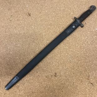 Original 1907 Lee Enfield & Lanchester Bayonet Naval issue Stamped N & 374 