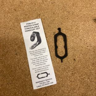 Duty Belt Keeper Strap Concealable Handcuff key