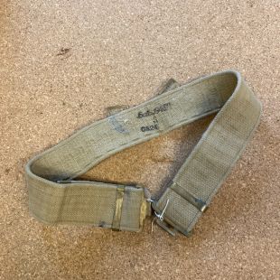 Original1937 Webbing Belt (Bata Indian made ) 1943 