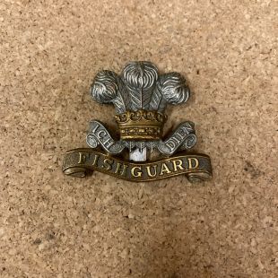 Pembrokeshire Yeomanry "Fishguard" Cap badge