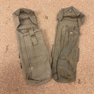1937  Sten Gun Ammo Pouches dated 1941 MECo  original 