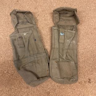 1937 Sten Gun Ammo Pouches dated 1943 original 