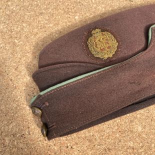 Original Officers ATS Field service cap with Gold wire cap badge 