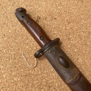 Original 1907 No1 SMLE  Bayonet and Scabbard with regimental numbers.
