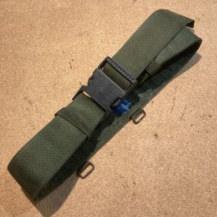 Ex Army PLCE Webbing Green belt with Q/R Buckle 