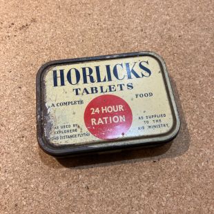 RAF Horlicks Tablets 24 Hour Ration tin 