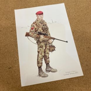 Sniper, 1 Para combat dress 1980's Print 