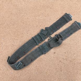 1944 Webbing Belt Dark green Used 1960's issue  Original 