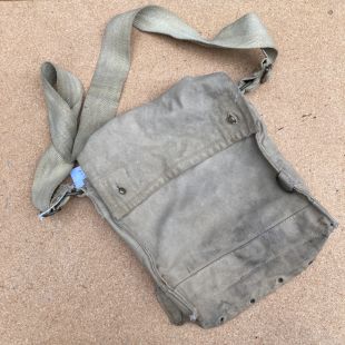 MKVII gas Mask Bag Indian made 1943 dated Original 