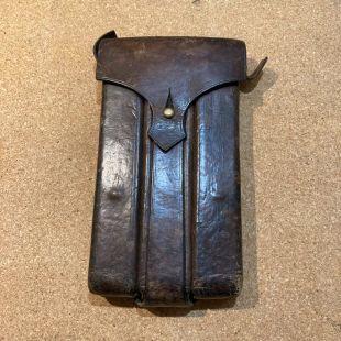 German WW2 MP34 Magazine pouch with 2 x 32rd magazines  Original 