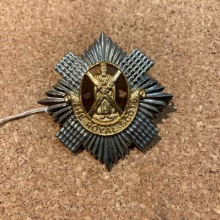 The Royal Scots Cap Brass Badge