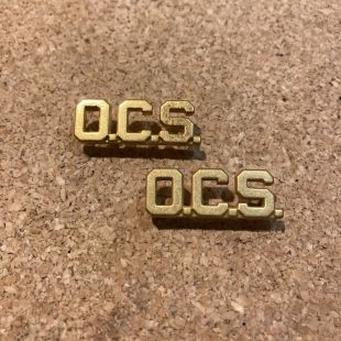 US Army OCS (Officer Candidate School) collar badges