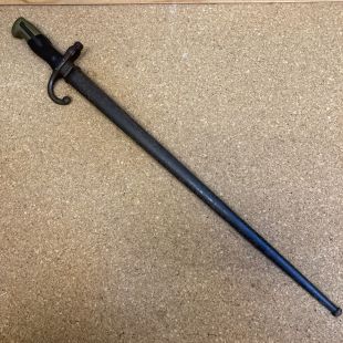 Epee M1874 GRAS Bayonet dated 1877 (Original) with Matching numbers 