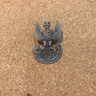 12th Ulhan Podolski Lancers Cap Badge