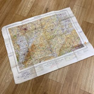 WW2 Original Map Midlands  Military Edition 1940 no8 