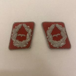 Luftwaffe Flak Officers Major Collar Tabs