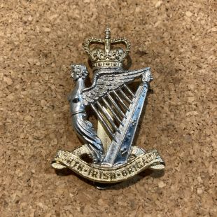 North Irish Brigade Staybright Cap Badge