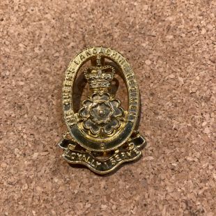 Queens Lancashire Regiment Staybright Cap Badge