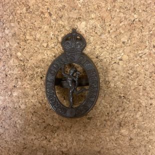 Original Royal Signals Officers Bronze Cap Badge WW2