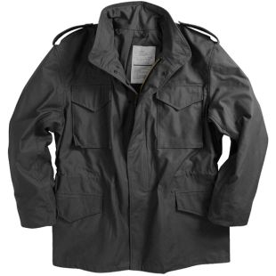 Alpha Industries M65 Field Coat. Black