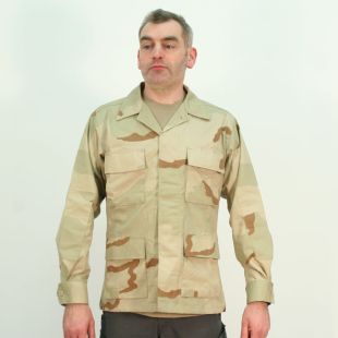 American Pattern BDU Jacket Tri Desert Camouflage