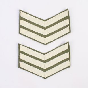 Jungle Green JG Sergeant SGT Stripes