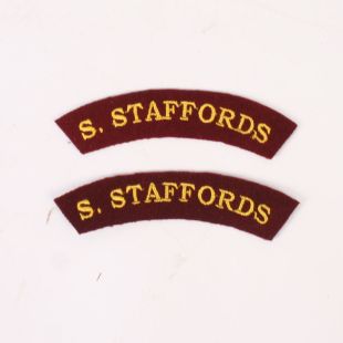 2nd South Staffordshire Reg (1st Airborne) Shoulder Titles.