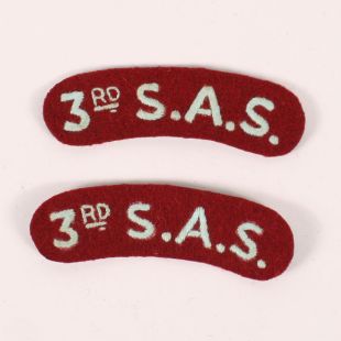 3rd SAS( French ) Shoulder Titles