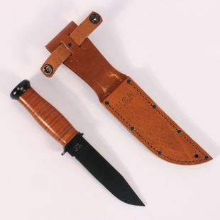 KaBar USN Mark 1 knife brown handle 2225