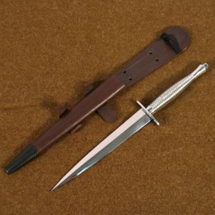 British 3rd pattern Nickle Commando Dagger (J.Nowill & Sons) Sheffield made