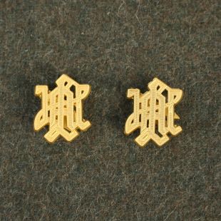 LAH Metal Cyphers for German WW2 Shoulder Boards in Gold