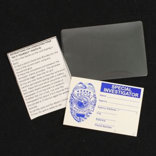 Special Investigator ID Kit