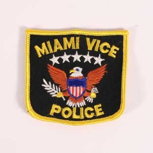 Miami Vice Badge Cloth Patch