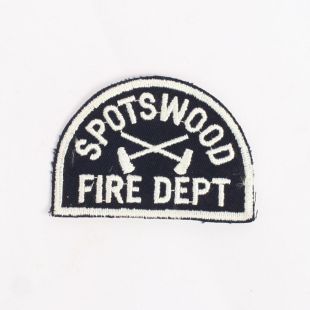 Spotswood Fire Dept US Fire Department Cloth Badge