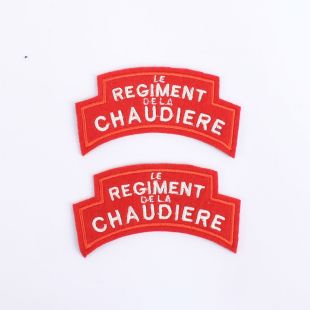 Le Reg De La Chaudiere Shoulder Titles