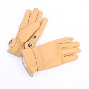 Longhorn lined cow skin Gloves Coyote Coloured