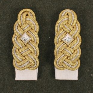 Luftwaffe Generalleutnant Shoulder Boards Wire Bullion