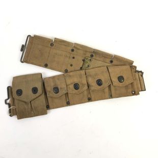 Mounted Rifle Belt Original US WW1 and Colt 45 Pouch